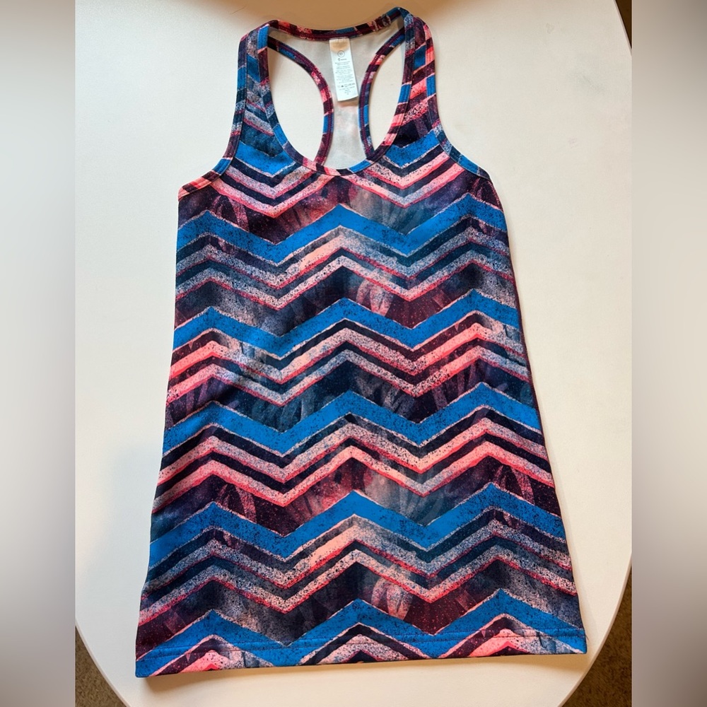 Ivivva Zig Zag Multicolor Tank Top Size 10